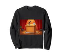 Podium Lectern Speech Lecture Debate Pulpit Oratory Sweatshirt