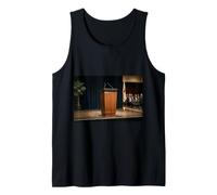 Podium Lectern Speech Lecture Debate Pulpit Oratory Tank Top