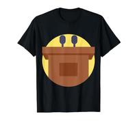 Podium Lectern Speech Lecture Debate Pulpit Oratory Value Graphic T-Shirt, Men, Black, S