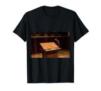Podium Lectern Speech Lecture Debate Pulpit Oratory Value Graphic T-Shirt, Men, Black, S