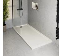 Podium Low Profile 1700 x 700mm Non-Slip Shower Tray with Black Waste