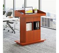 Podium nd for Presentats Lectures Offices and Churches - Height- Recept Desk with Counter Color B Perfect for Events and Spes