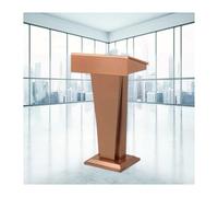Podium, Podium，Lectern，Presentation Podium，Multi Function Pulpit，Premium Podium Stand，Modern Lectern For Classroom，A Standing Podium Suitable For Classrooms, Offices, Restaurants.(Coffee,Bevel)
