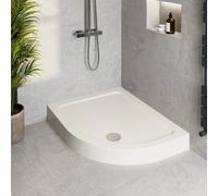 Podium Raised 1200 x 900mm Non-Slip Offset Quadrant Shower Tray with Waste - RH Entry
