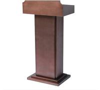 Podium Stand for Lectern Wooden Lectern Wooden Podium Floor Lectern Pulpit for Church or Ceremony Lecture Platform for Church Speeches