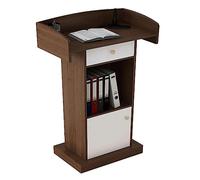 Podium Stand Podium Stand Portable MDF Lecterns with Storage Drawers Pulpits for Churches Hotel Podiums 60cm X 42cm X 124cm Has Many uses