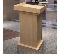 Podium Stand Wooden Podium Stand with Storage Rack Lecterns Easy to Assemble Pulpits for Churches School Home Podiums Has Many uses