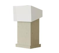 Podium with Drawer Storage - Adjustable Height Standing Desk for Church Lecterns, Wedding Presentations, Events Public Speaking