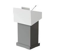 Podium with Drawer Storage - Adjustable Height Standing Desk for Church Lecterns, Wedding Presentations, Events Public Speaking