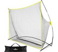 PodiuMax 10x7ft Golf Hitting Net, Driving Range for Backyard & Indoor, Suitable for Soccer, Baseball, Softball Practice with Carrying Bag