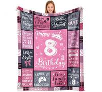 Podkde 8 Year Old Girl Birthday Gift, Birthday Gifts for 8 Year Old Girl, 8th Birthday Gifts for Girl, Birthday Present for 8 Yr Girl, Birthday Gifts for Girls Age 8 Throw Blanket 50"X60"