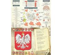 Podkladka na biurko A2 historia Polski/hymn dwustronna laminowana