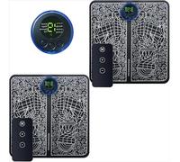 Podofree NMES Foot Massager Foot Massager - Electrical Muscle Stimulation for Improved Circulation,Rechargeable Electric Muscle Stimulator for Deep Tissue Relief, Plantar Fasciitis Treatment (2 PCE)