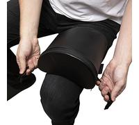 PODOKO Portable Thigh Guitar Cushion Upgraded with Adjustable Straps-Soft Leg Pad for Guitarist May Replace Footstool - Assist to Sit and Play Comfortably - Complete with Pick and Pick Holder