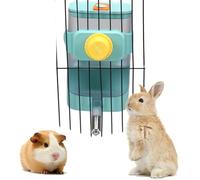 PODOO Rabbit Food Water Dispenser, 700ml No Drip Bunny Water Feeder, 1000ml Large Hanging Automatic Pet Food Dispenser, Hanging Outside or Inside The Cage for Small Animals (Water)