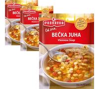Podravka Viennese Soup without Additives 62 Gram x 3 Pieces