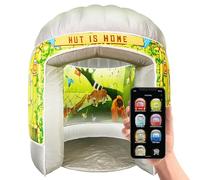 PODS Rumble In The Jungle Pop-Up Tent for Kids - Indoor Jungle Sensory Playhouse with Lights, Bluetooth Speaker, Audiobooks, eBooks, Memory Foam Mat & Interchangeable Skins - Pop-Up Tent for Toddlers