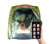 PODS Sensory Tent for Kids - Rumble in the Jungle Theme with Lights, Bluetooth Speaker, Memory Foam Floor & Mobile App