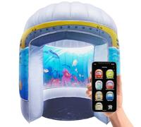 PODS Sub Aqua Quest Pop-Up Sensory Tent for Kids - Underwater Adventure Playhouse with Lights, Bluetooth Speaker, Foam Mat, Audiobooks, eBooks & Swappable Skins - Indoor Tent