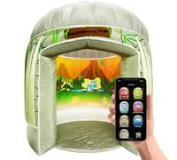PODS Walking With Dinosaurs Pop-Up Tent for Kids - Indoor Dinosaur Playhouse with Lights, Bluetooth Speaker, Audiobooks, eBooks, Memory Foam Mat & Interchangeable Themes - Sensory Tent for Kids