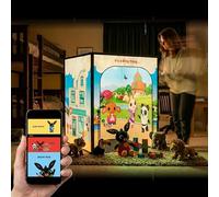 PODSgo Sensory Play Tent for Kids - It's a Bing thing! AdventureTheme with Lights, Memory Foam Play Mat & Mobile App, Interchangeable Full Adventure Jacket Premium Bundle