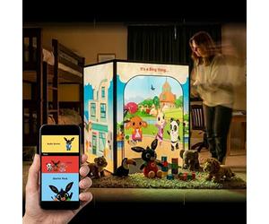 PODSgo Sensory Play Tent for Kids - It's a Bing thing! AdventureTheme with Lights, Memory Foam Play Mat & Mobile App, Interchangeable Full Adventure Jacket Premium Bundle