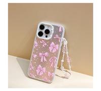 PODSI Luxurious Shining Cute bow tie bracelets Phone Case For iPhone 15 14 13 12 11 Pro Max X XR XS Max 7 8 Plus SE 2020 Cellphone Cases Shockproof Soft Back Cover (Color : Bracelets+case, Size : Fo