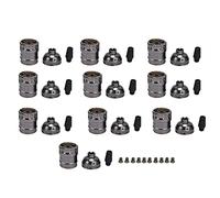 PODSJD 10Pcs Aluminum Retro Lamp Holder E26 E27 Bulb Socket, Durable Ceiling Light Base - Elegant Vintage Design, High Voltage Stability, Ideal for Home & Commercial Lighting