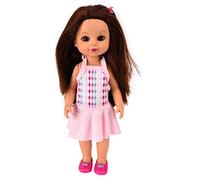 PODSJD 14in Poseable Doll - Molded Body with Realistic Eyes and Washable Clothes for Imaginative Play and Gift Giving