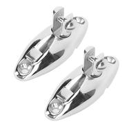 PODSJD 2PCS 316 Stainless Steel Top Deck Hinge Swivel Mount 90° - Durable Marine Boat Hardware with Polished Finish, Easy Install for Yachts, Speedboats, Motorhomes