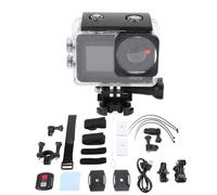 PODSJD 5K Ultra HD Action Camera, 170° Wide Angle, 5M, Dual Screens - 6 Axis Stabilization for Smooth Video, WiFi Remote Control, for Outdoor Sports and Adventures