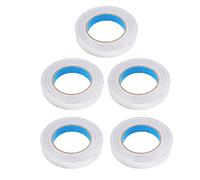 PODSJD Aluminum Foil Tape 5Pcs, 0.05mm Thick, 20mm Wide, 50m Length - Flame Retardant, Thermal Insulation, Ideal for Duct Sealing and Repairs