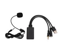 PODSJD Bluetooth Aux Cable Handsfree Microphone Adapter for Z4 E60 E63 E64 E66 E81 E90 - Easy Plug & Play Installation, Durable ABS Build, Perfect Replacement