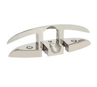 PODSJD Boat Folding Cleat 217mm / 8.5in High Polished 316 Stainless Steel, Flip Up Dock Line Tie Down - Durable Marine Grade, Space - Saving Mounting for Watercraft, Cruisers, Kayaks,