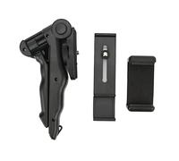 PODSJD Foldable Phone Tripod Holder, ABS Material, Adjustable 2.2-3.3in Clip for and 2 - Portable Design, Stable Grip, Ideal for Selfies and Live Streaming
