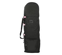 PODSJD Golf Bag - Lightweight Golf Bag with Stand, Durable 600D Oxford Cloth, Anti-Wear Rubber Wheels, Foldable Travel Friendly, Double Zipper Lock Security, Black