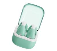 PODSJD Lightweight Ear - Clip Wireless True Open - Ear Headphones BT 5.4, Noise Cancelling Mic, 20H Playback - Comfortable Sport Earbuds for All - Day Wear and Clear Calls (Green)