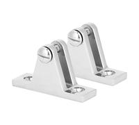 PODSJD Marine Stainless Steel Pedal Hinge Pin 60x35mm, 2pcs Boat Hinge Mount - Durable Deck Hardware for Yachts and Inflatable Boats
