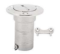 PODSJD Stainless Steel Deck Funnel Fuel Inlet Port Mirror Polished - Rust - Resistant, Durable Boat and Trailer Fuel Tank Cover (38MM)