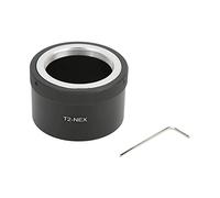 PODSJD T2 - Telephoto Mirror Lens Adapter Ring for T2 Mount Lens to E Mount Camera - Durable Aluminum Alloy, Manual Focus & Aperture, Compatible with and α Series