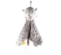 PODSJD Teething Teether - Soft Elephant Security Blanket with Bell and Safe Chew Toy for Infant Soothing and Sensory Development Plush Comfort Toy for Baby Sleep