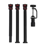 PODSJD Three Section Removable Rod, Aluminum Alloy Arm with 360° Ball Head, 7.2 lbs Load Capacity, Desk Clip Clamp - Multi - Angle Adjustment, Stable & Flexible, Ideal for Cameras Mic