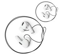 Podstring New Version of Anti-Lost Strap for Wireless in-Ear Earbuds 2PCS (Airpods Pro 1st & 2nd, Sony, Beats, Samsung, Bose) (not for Airpods 2nd & 3rd) - Black