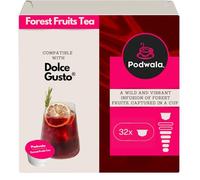 Podwala 32 Forest Fruits Tea Capsules Compatible With Dolce Gusto (32 Pods, 32 Servings)