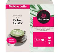 Podwala 32 Matcha Latte Capsules Compatible With Dolce Gusto (32 Pods, 32 Servings)