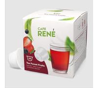 Podwala x René's 32 Forest Fruits Tea Capsules Compatible With Dolce Gusto (32 Pods, 32 Servings)