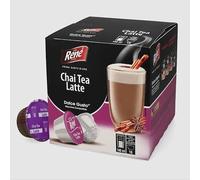 Podwala x René's Chai Latte Pods - 32 Dolce Gusto Compatible Capsules | Aromatic Spiced Indian Tea (32 Pods, 32 Servings)