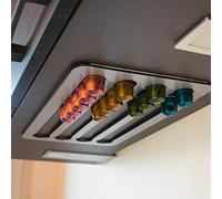 PODY® • Holder for capsules, coffee capsules • Self-adhesive • Nespresso Classic compatible • Aluminium composite, silver