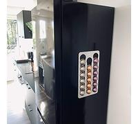 PODY® • Holder for capsules, coffee pods • Magnetic • Nespresso Vertuo compatible • Aluminium composite silver