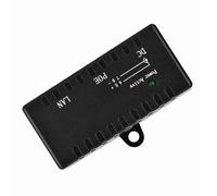 Poe 10 M/100 Mbit/s Astillas for the LAN Network, the Best Solution for the Power Supply, Easy to Block (Black)